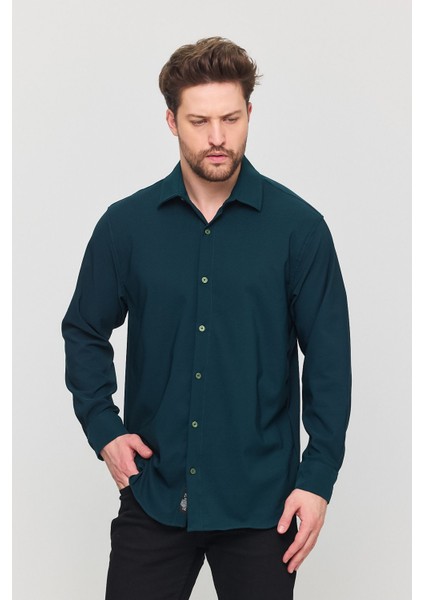 Double Face Oversize Rahat Kalıp Gömlek