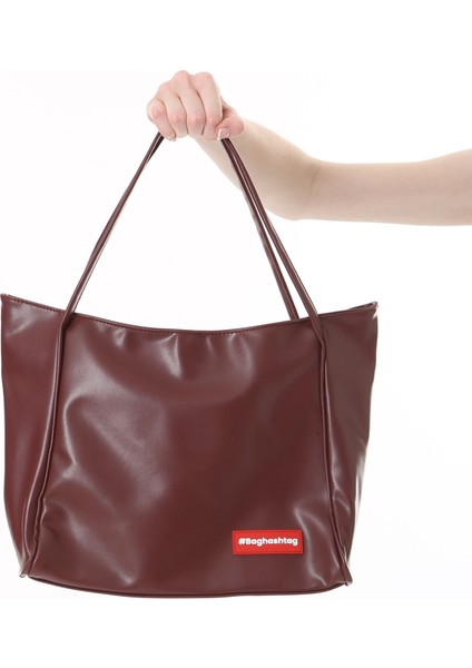 Bordo Soft Deri Fermuarlı Çanta modelleri