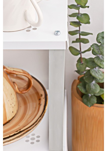 Org-02 4lü Raf Düzenleyici Dolap Içi Düzenleyici Raf Tabak Bardak Rafı Raf Yükseltici fiyatları