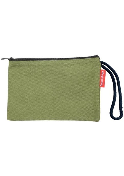Yeşil Clutch Bez Çanta