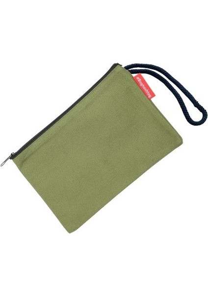 Yeşil Clutch Bez Çanta