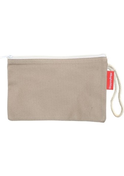 Bej Clutch Bez Çanta