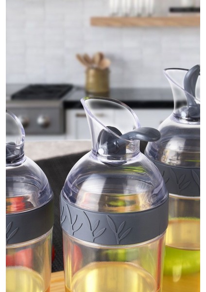 YA-115 Akrilik Plastik 4X350 ml Yağlık Sirkelik Sosluk Yağdanlık fiyatları