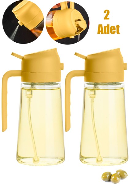 ALK-3157 2li Cam Sprey-Fısfıs Yağdanlık Limon Sirke Sos Airfryer Püskürtmeli Püskürtücü Yağlık fiyatları