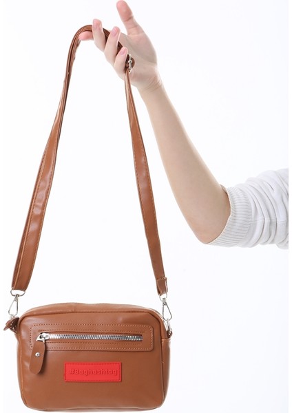 Taba Minik Unisex 3 Gözlü Deri Çanta