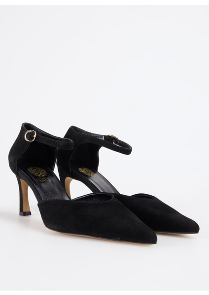 Süet Siyah Kadın Topuklu Ayakkabı D-Clıona fiyatları