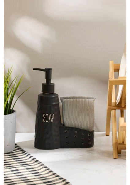 Sapone Black Süngerlikli Sabunluk