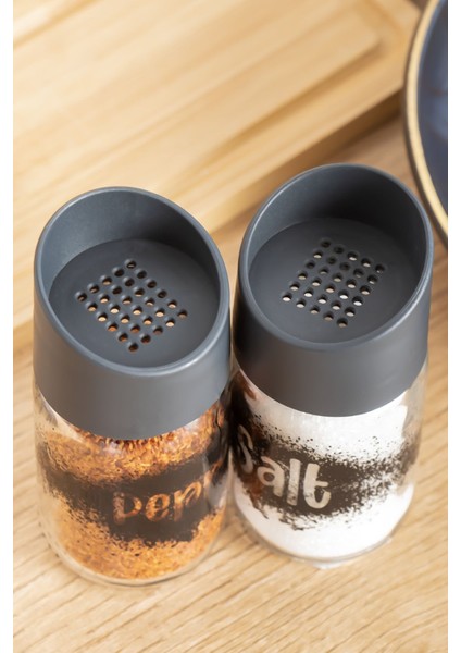 121062-23-24 2'li Baharat Takımı - Cam Tuzluk Biberlik Baharatlık Salt Pepper 70 cc modelleri
