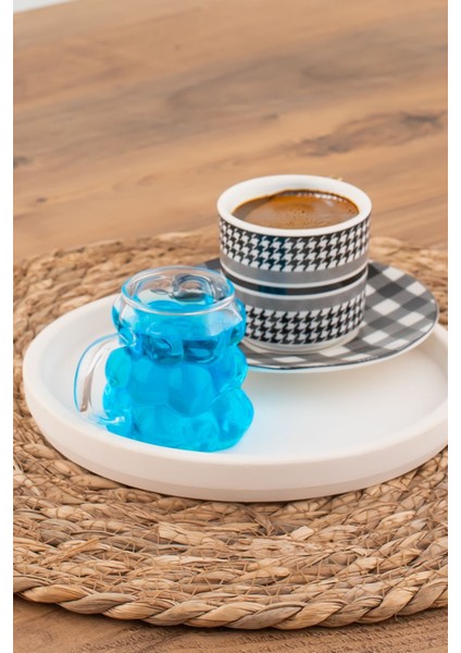 3 Adet Isıya Dayanıklı Borosilikat Cam İçecek Meşrubat Kahve ve Sunum Bardağı Bardak Seti 90 ml