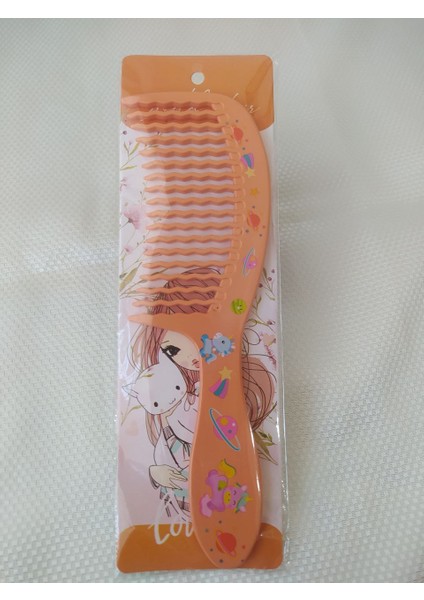 Desenli Geniş Dişli Tarak Hediyelik