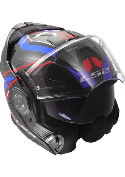 Advant x Karbon Future Iı Çenesi Arka Açılan Kask (Beyaz-Mavi) fiyatları