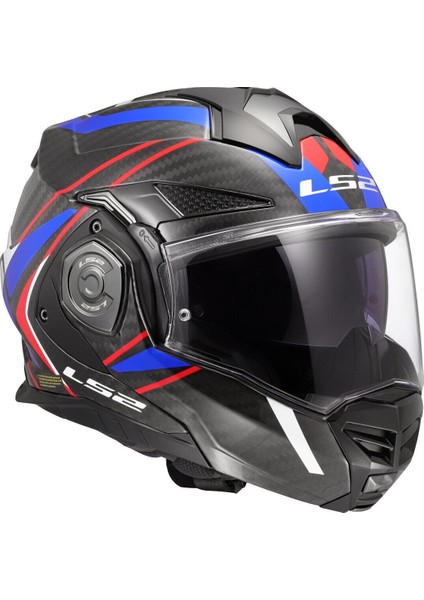 Advant x Karbon Future Iı Çenesi Arka Açılan Kask (Beyaz-Mavi) indirimleri