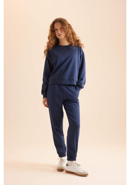 Regular Fit Normal Kalıp Basic İçi Kalın Polarlı Eşofman Takımı D8022AXNS