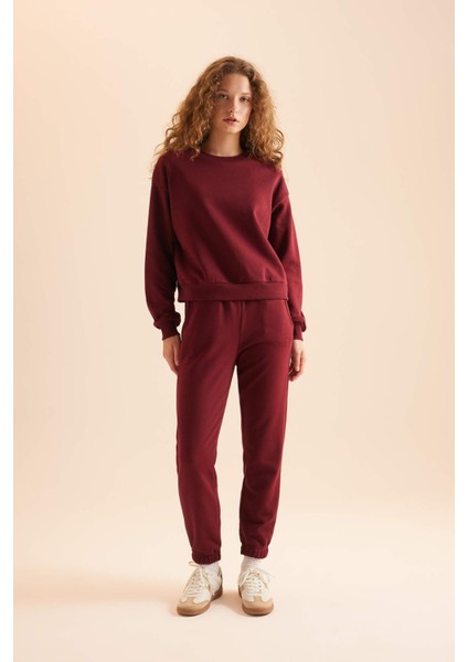 Regular Fit Normal Kalıp Basic Düz İçi Kalın Polarlı Eşofman Takımı D8022AXNS fiyatları
