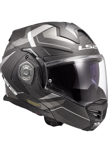 Advant x Karbon Horizon Çenesi Arka Açılan Kask (Mat Gümüş-Gri) indirimleri