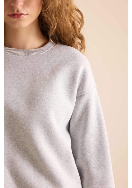 Regular Fit Normal Kalıp Basic Düz İçi Kalın Polarlı Eşofman Takımı D8022AXNS fırsatları