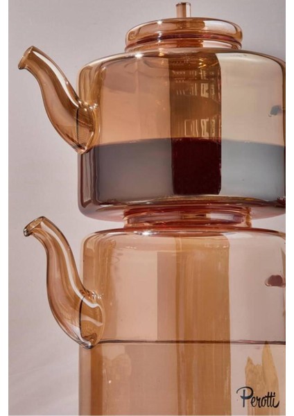 Tobby Amber Borosilikat Çaydanlık 1.1l 1.75L
