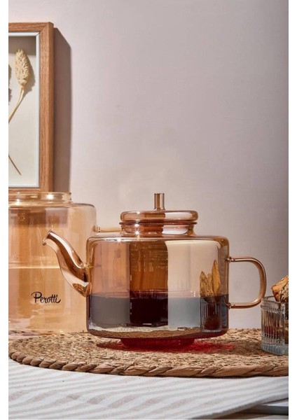 Tobby Amber Borosilikat Çaydanlık 1.1l 1.75L