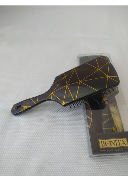 Antistatik Saç Fırçası Mermer Desenli Tarak