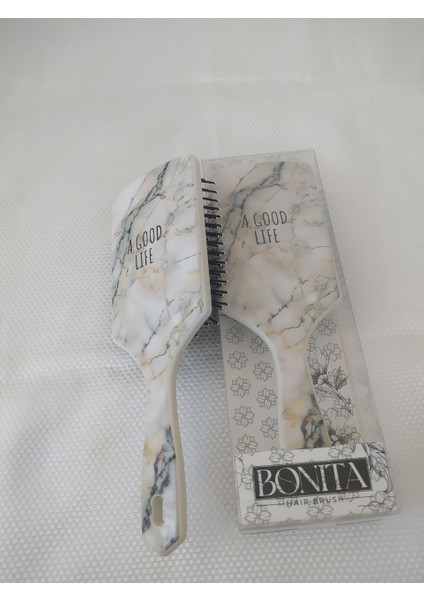 Antistatik Saç Fırçası Mermer Desenli Tarak modelleri