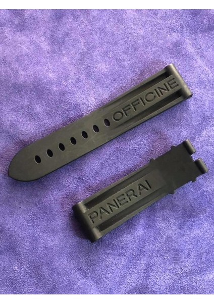 Panerai Uyumlu Siyah Silikon Kordon 22 mm fiyatları