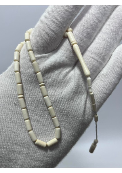 Kesme Fildişi Tesbih 5,65 Gram - Koleksiyonluk Fil Dişi Tespih