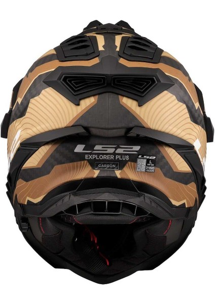 Explorer C Karbon Trıck Mat Kahve-Kum Kask modelleri