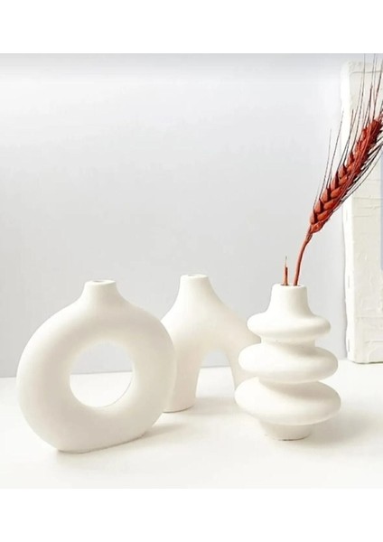 Minimal Vazo Üçlü Set Bohem