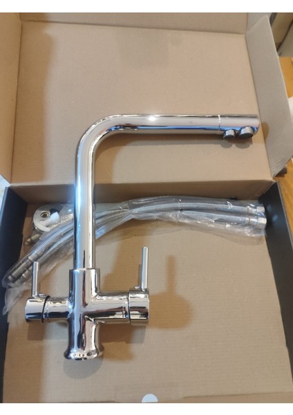 3 Yollu Arıtmalı Krom Mutfak Bataryası – Su Arıtma Cihazı Uyumlu modelleri