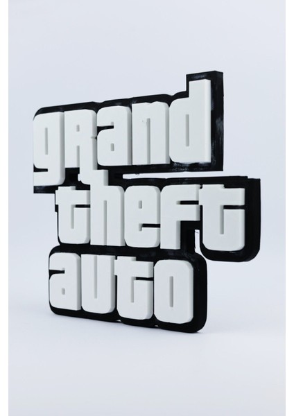 Grand Theft Auto - Gta - 3 Boyutlu Tabela 20 cm x 17 cm x 1.5 cm modelleri
