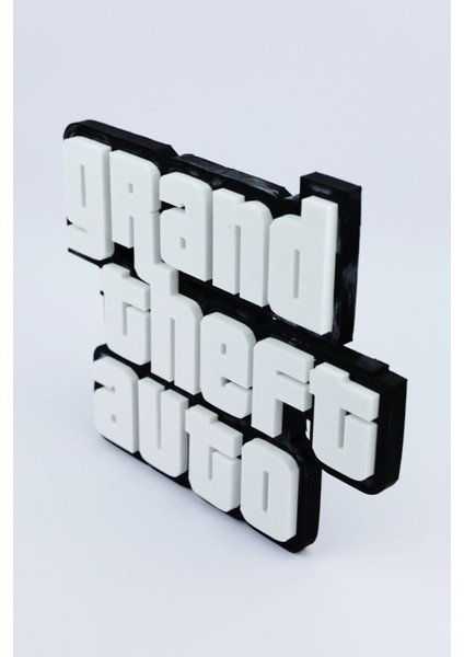 Grand Theft Auto - Gta - 3 Boyutlu Tabela 20 cm x 17 cm x 1.5 cm fırsatları
