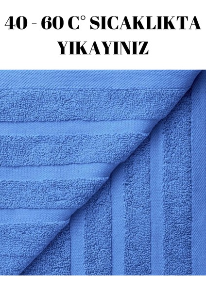 Bir Adet Banyo Duş Havlu Seti %100 Pamuk Çizgi Desenli 90 x 145 cm modelleri