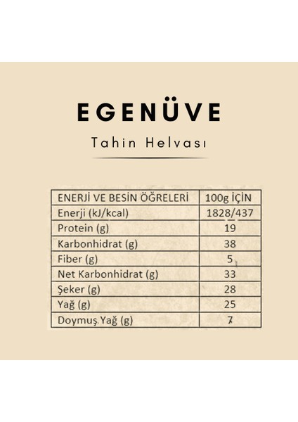 Nüve Rafine Şeker Ilavesiz Helva