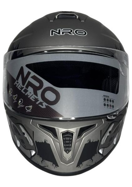 Full Face Motosiklet Kaskı Nardo Grey Croco X2 fiyatları
