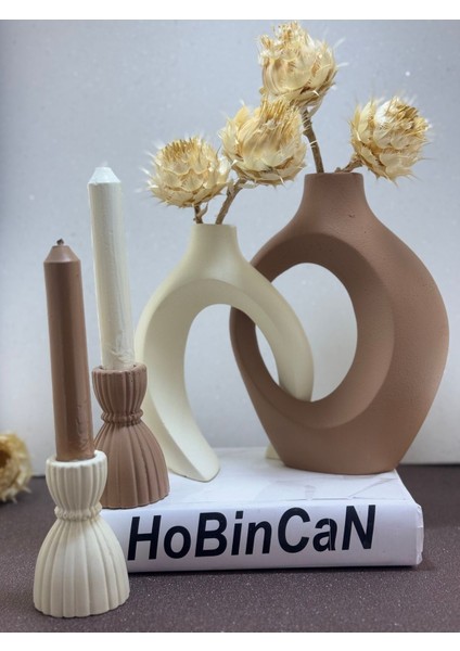 Sarmaşık Sevgili Vazo, Şamdan Mumluklu Set indirimleri