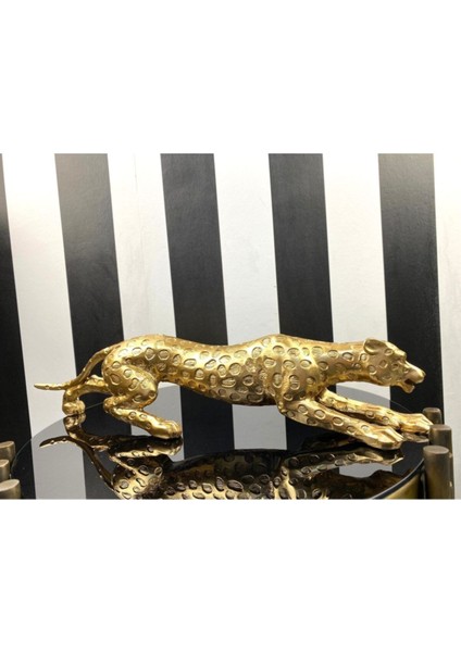 Leopar Gold Dekoratif Biblo modelleri