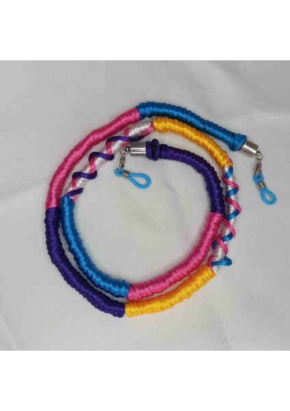 Sarma Model Renkli Handmade Tasarım Gözlük Ipi