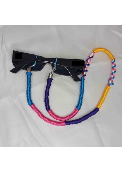 Sarma Model Renkli Handmade Tasarım Gözlük Ipi