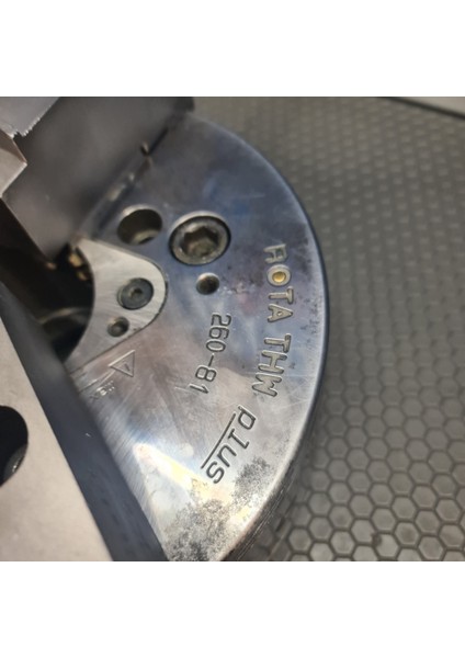10 Inç Cnc Torna Aynası, 3 Ayaklı, Schunk Marka