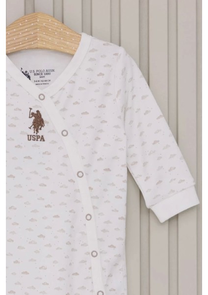 Erkek Bebek Patikli Tulum Krem fiyatları