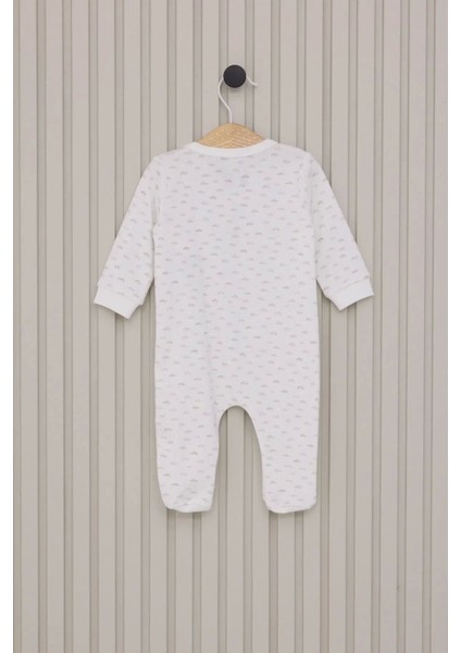 Erkek Bebek Patikli Tulum Krem modelleri