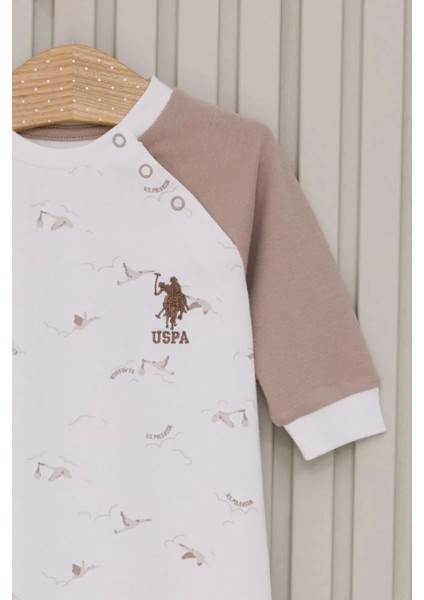 Erkek Bebek Uzun Kol Patiksiz Tulum Krem fiyatları