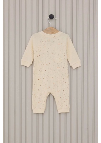 Kız Bebek Uzun Kol Patiksiz Tulum Krem modelleri