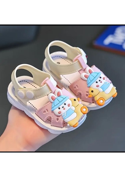 Köpük Taban Silikon Yumuşak Bebek Sandaleti