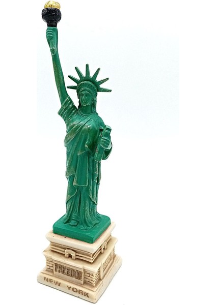 Abd New York Özgürlük Heykeli Reçine 18 cm
