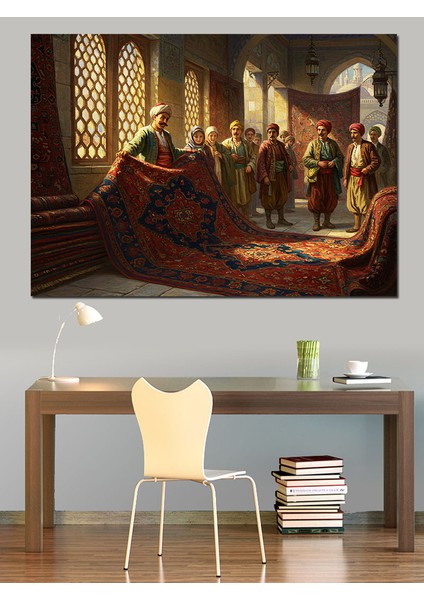 Osmanlıda Halıcı Dekoratif Kanvas - Mdf Ahşap Tablo fiyatları