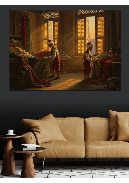 Osmanlıda Kumaşçı Dekoratif Kanvas - Mdf Ahşap Tablo fiyatları