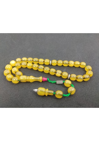 Zeyzun Usta Eseri Dik Damar (Imza Çivi Ara Pullar Gümüş) Sıkma Kehribar Sertifikalı 7494