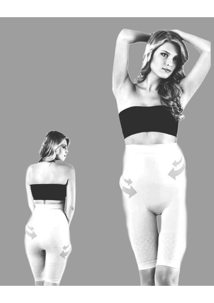 2014 Kadın Push Up Lı Uzun Paça Korse