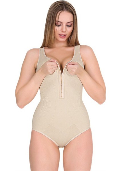 9109 Agraflı Kalın Askılı Çıtçıtlı Badı Korse